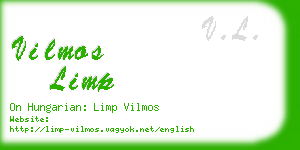 vilmos limp business card